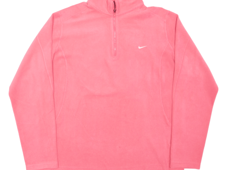 NIKE Golf Girls Jumper Pink 1 4 Zip XL Supply