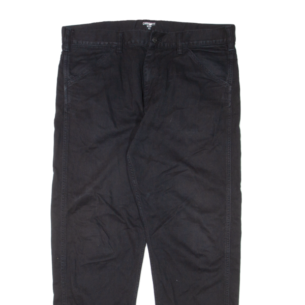 CARHARTT WIP Jacob Pant Mens Jeans Black Relaxed Tapered W37 L29 Online now