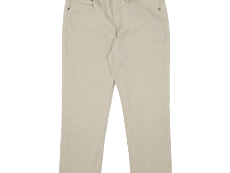 LEVI S 511 Jeans Mens Beige Slim Straight W34 L25 Online now