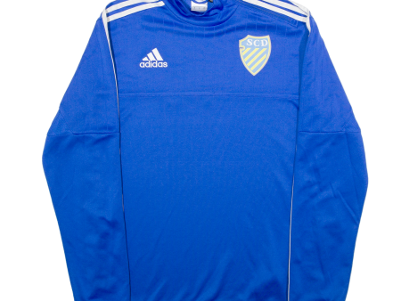 ADIDAS SCD Mens Sweatshirt Blue 1 4 Zip M Cheap