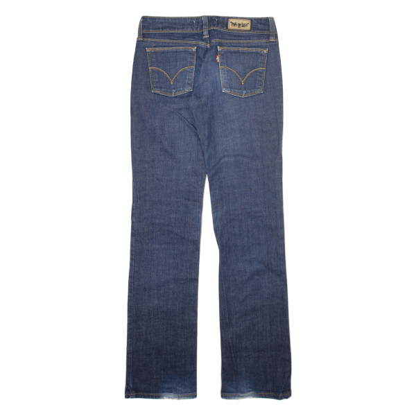 LEVI S 570 Womens Jeans Blue Slim Straight W29 L34 Sale