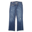 TRUE RELIGION Distressed Womens Jeans Blue Regular Bootcut W31 L30 Online Hot Sale