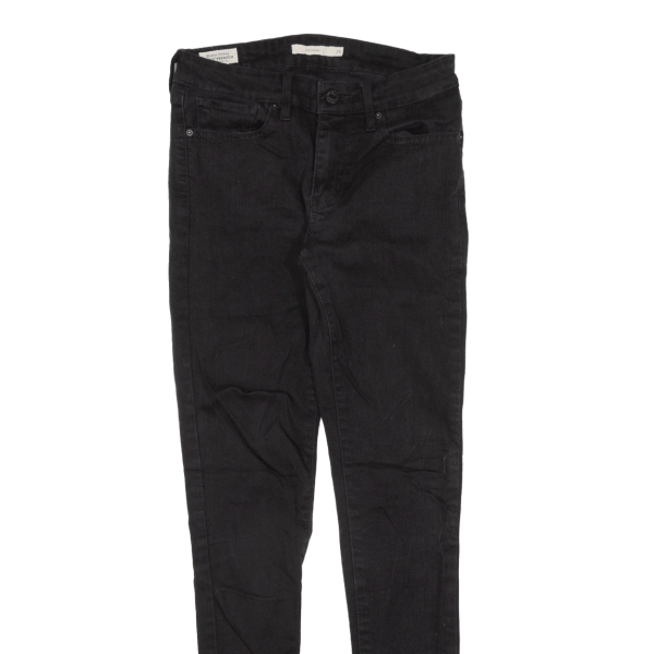 LEVI S 711 BIG E Womens Jeans Black Slim Skinny W25 L30 For Discount