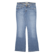 LEVI S 518 Superlow Womens Jeans Blue Regular Bootcut W30 L31 Discount