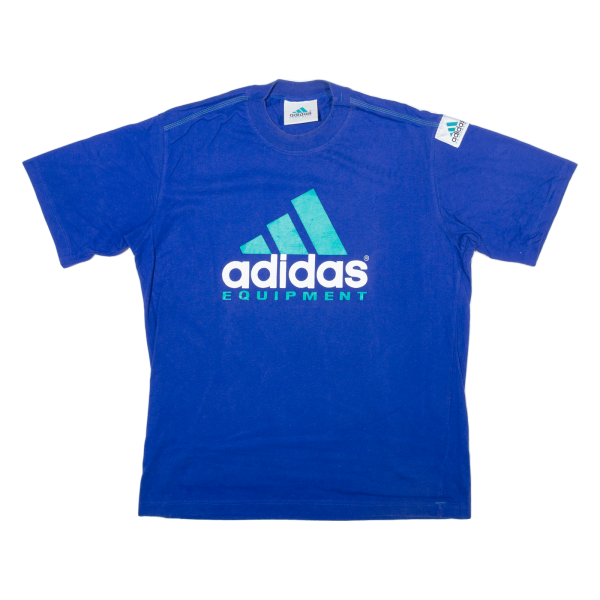 ADIDAS Mens T-Shirt Blue L Online