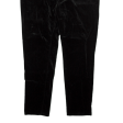 ARMANI JEANS Womens Velvet Trousers Black Slim Tapered W31 L26 Sale