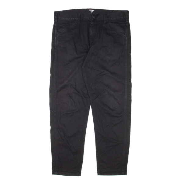 CARHARTT WIP Jacob Pant Mens Jeans Black Relaxed Tapered W37 L29 Online now