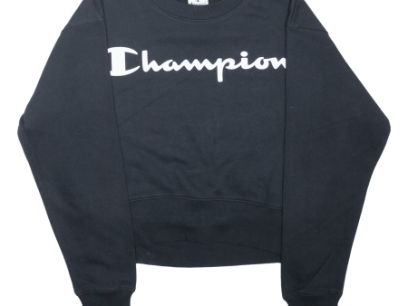 CHAMPION Womens Sweatshirt Black M Discount