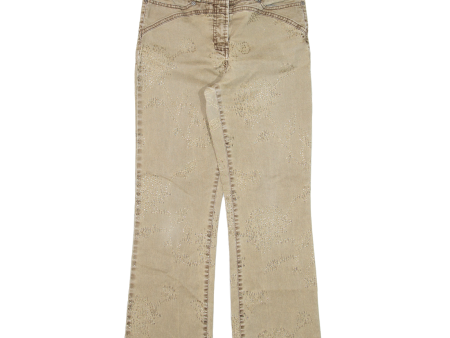 IBEN BERING Womens Jeans Beige Regular Bootcut W28 L27 Discount