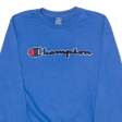 CHAMPION Mens Sweatshirt Blue Crew Neck M For Cheap