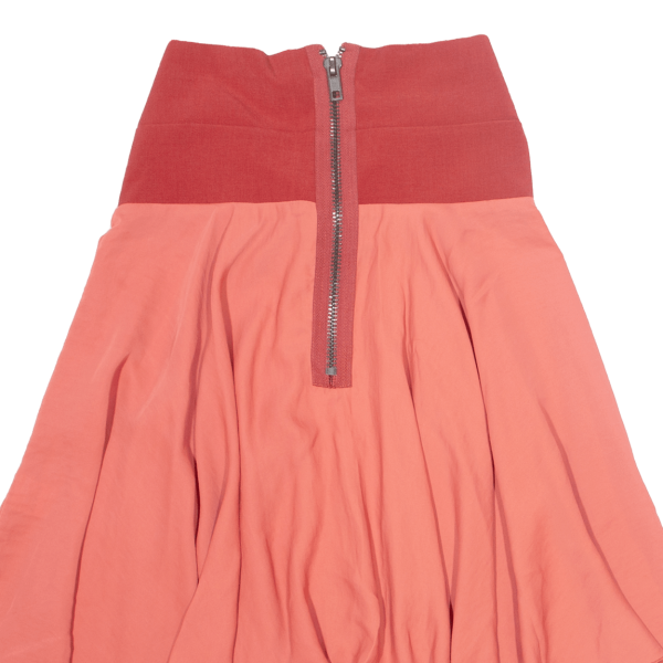 AQUA Womens A-Line Skirt Pink Knee Length S Online Sale