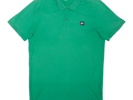 NIKE GOLF Mens Polo Shirt Green M on Sale