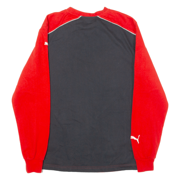 PUMA Mens Sweatshirt Red Crew Neck S Sale