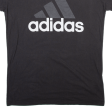 ADIDAS Womens T-Shirt Black UK 8 Discount