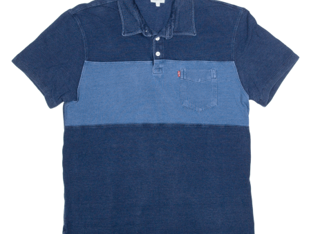 LEVI S Mens Polo Shirt Blue M Online Hot Sale