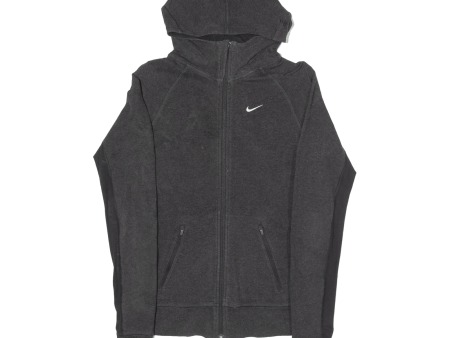 NIKE Mens Grey Hoodie Full Zip S Online Sale