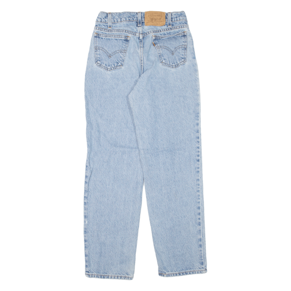 LEVI S 550 Orange Tab Girls Jeans Blue Relaxed Tapered 90s W24 L26 For Sale