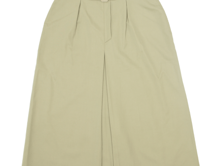 Womens A-Line Skirt Green Long S Online Hot Sale