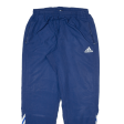 ADIDAS Mesh Lined Mens Track Pants Blue Tapered L W30 L31 Online now