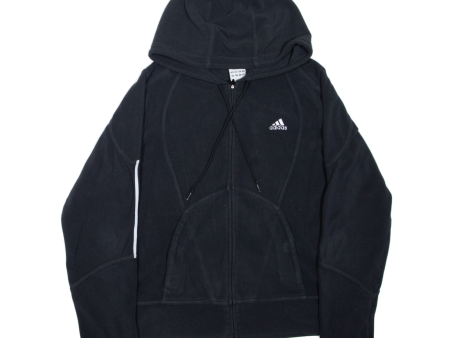 ADIDAS Girls Black Hoodie Full Zip 14Y Online Hot Sale