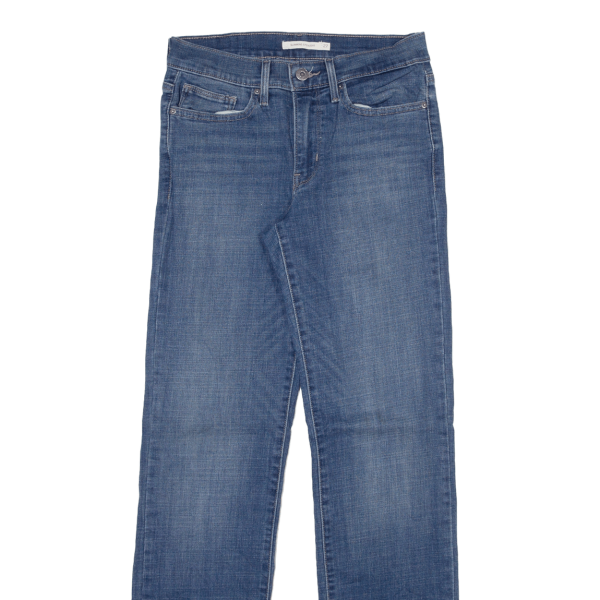 LEVI S Womens Jeans Blue Slim Straight W27 L32 Online Sale