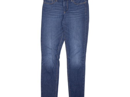 LEVI S 711 BIG E Womens Jeans Blue Slim Skinny W28 L30 on Sale