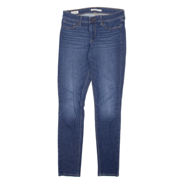 LEVI S 711 BIG E Womens Jeans Blue Slim Skinny W28 L30 on Sale