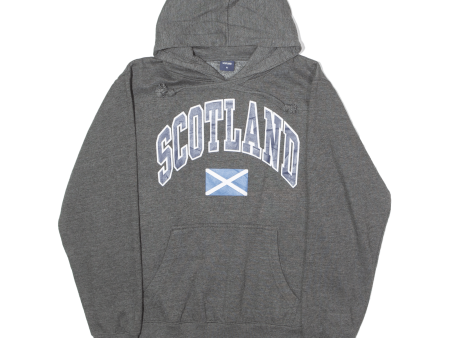 Scotland Mens Grey Hoodie M Sale