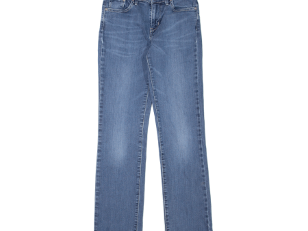 LEVI S Womens Jeans Blue Classic Straight Stone Wash W26 L32 Online