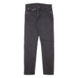 LEVI S 512 Jeans Mens Black Slim Tapered W29 L30 Discount