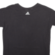 ADIDAS Womens T-Shirt Black UK 8 Discount