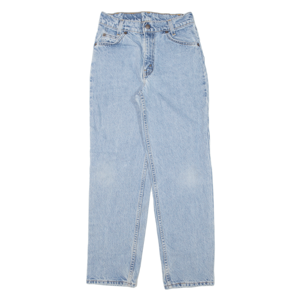 LEVI S 550 Orange Tab Girls Jeans Blue Relaxed Tapered 90s W24 L26 For Sale