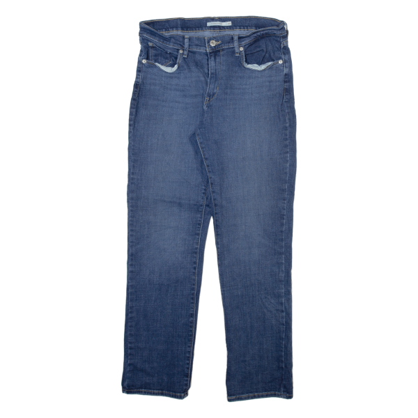 LEVI S Womens Jeans Blue Classic Straight W29 L28 Online Hot Sale