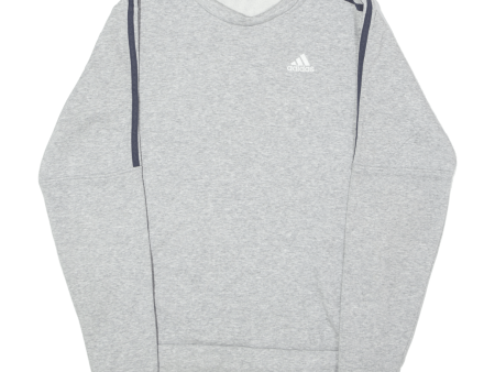 ADIDAS Mens Sweatshirt Grey XS Online now