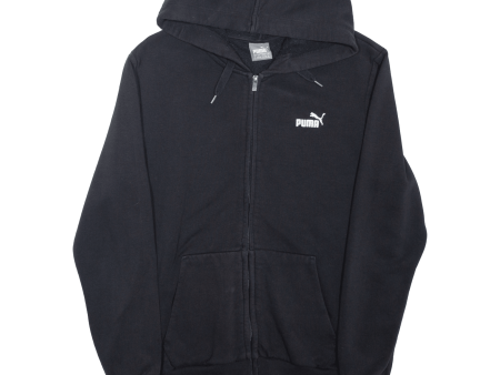 PUMA Mens Black Hoodie Full Zip S Online Hot Sale