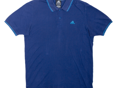 TOMMY HILFIGER Mens Polo Shirt Blue M Online Hot Sale