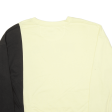 DKNY Womens Sweatshirt Yellow Crew Neck L Supply