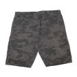 DICKIES Mens Workwear Shorts Grey Camouflage XL W42 For Cheap