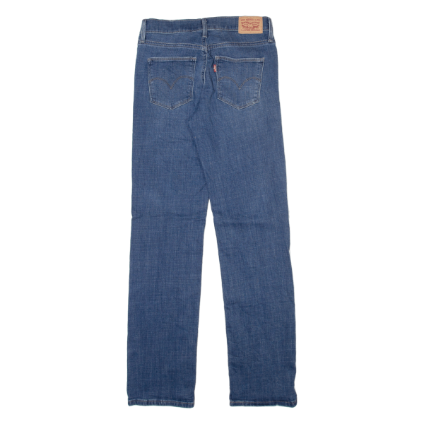 LEVI S Womens Jeans Blue Slim Straight W27 L32 Online Sale