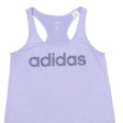 ADIDAS Womens Racer Back Vest Purple Sleeveless S on Sale