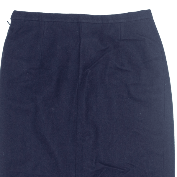 Womens Pencil Skirt Blue Knee Length 90s L Online Sale