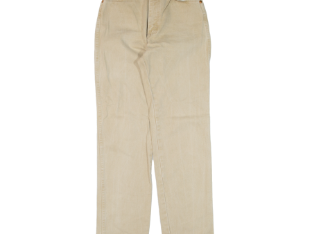 WRANGLER Womens Jeans Beige Regular Straight W24 L34 Online Sale