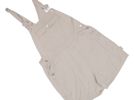 HONORS Carpenter Womens Dungarees Beige Relaxed S W35 L4 Online