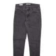 LEVI S 710 Big E Womens Jeans Grey Slim Skinny Stone Wash W25 L28 on Sale