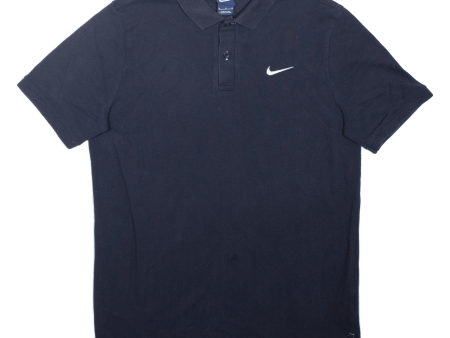 NIKE Mens Polo Shirt Black M Cheap