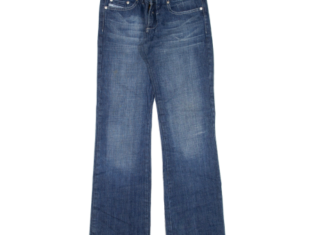 ODUE INDUSTRY Womens Jeans Blue Relaxed Bootcut W28 L32 Fashion