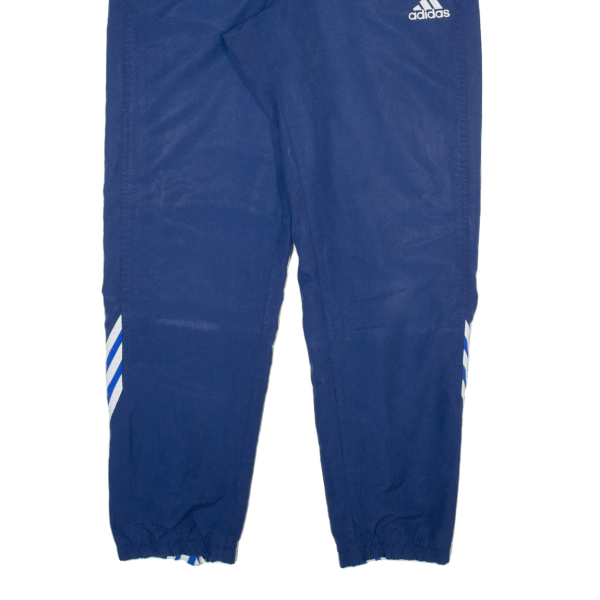 ADIDAS Mesh Lined Mens Track Pants Blue Tapered L W30 L31 Online now