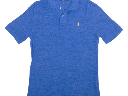 POLO RALPH LAUREN Mens Polo Shirt Blue S Discount