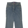 TOMMY HILFIGER Womens Jeans Blue Relaxed Straight W30 L29 Online now