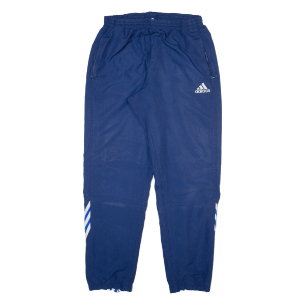 ADIDAS Mesh Lined Mens Track Pants Blue Tapered L W30 L31 Online now